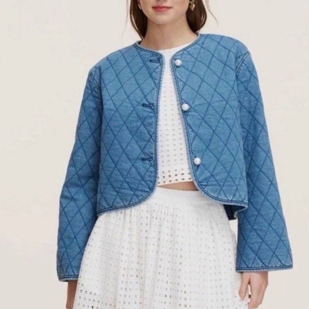 Kate Spade x Target Denim Quilted Jacket